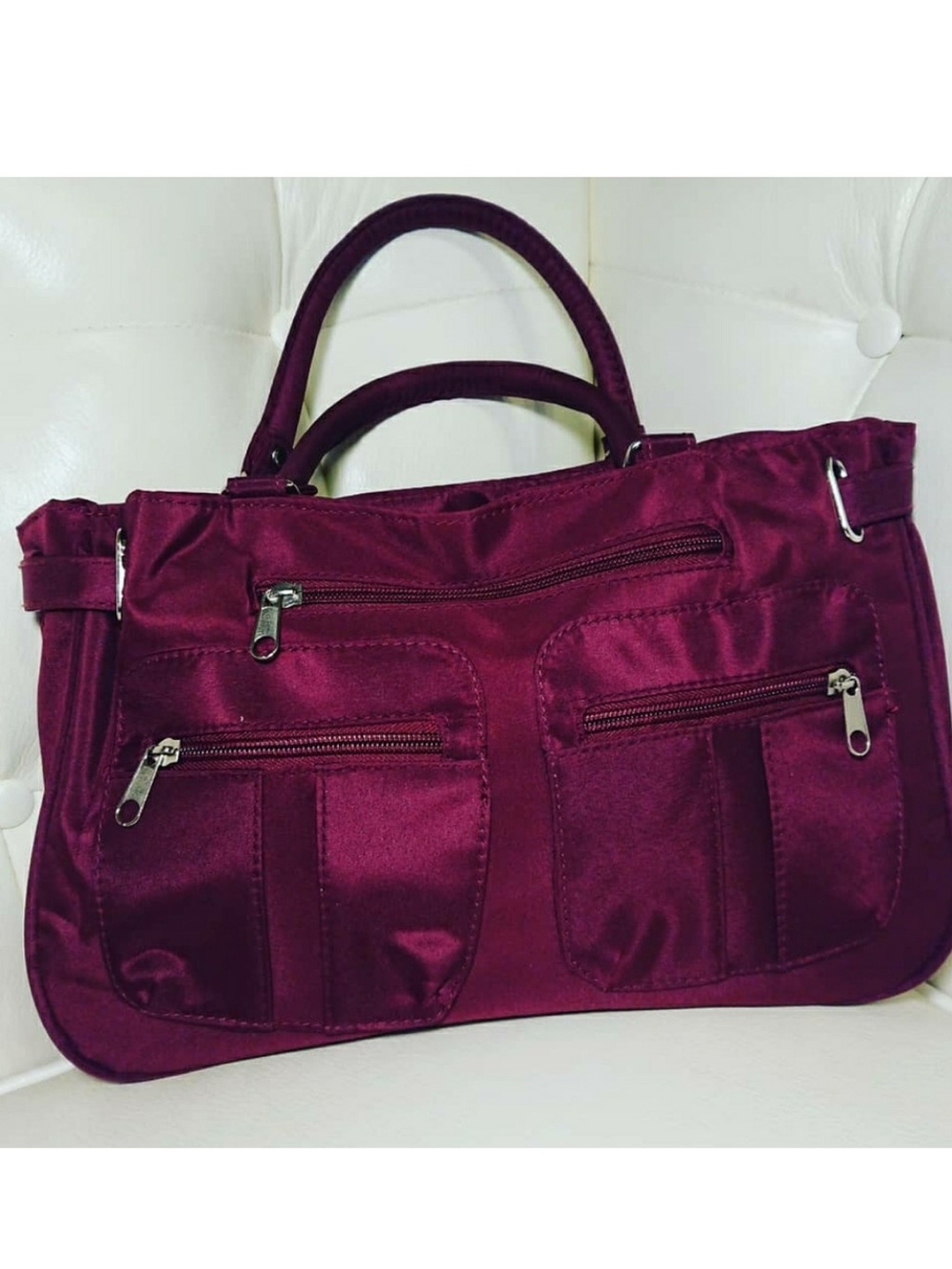 Y2K Vintage Shoulder Bag Gorpcore Rich Burgundy / Wine / Maroon / Purple